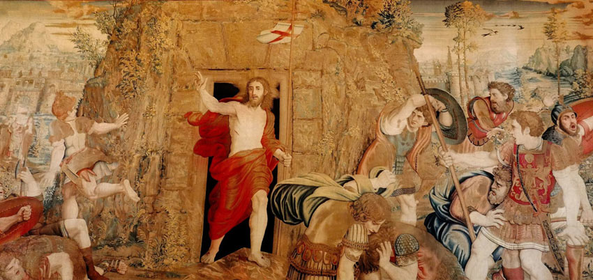 Zmartchwychwstanie - fresk z zasobów Muzeum Watykańskego